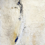 Traces in stone 7, 50x100,mixed media on wood panel