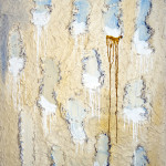Traces in stone 9, 130x180,mixed media on wood panel