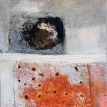 stone #2,70x100,mixed media on canvas