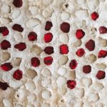 Ehoes in the space, 120x160cm, mixed media on wood panel, 2017