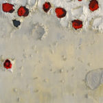 Flowers for N, 120x160cm, mixed media on wood panel, 2018