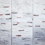 Flaws, 3x60x130cm, mixed media on wood panel, 2018