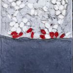 PRAZAN/POPUNJEN PROSTOR, 60x130cm,kombinirana tehnika na drvenom panelu, 2018