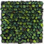 Spring forest, 60x60cm, recycling paper and acrylic on wood panel